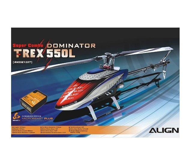 Align T-REX 550L Dominator Super Combo - RC Heli Pilot Online